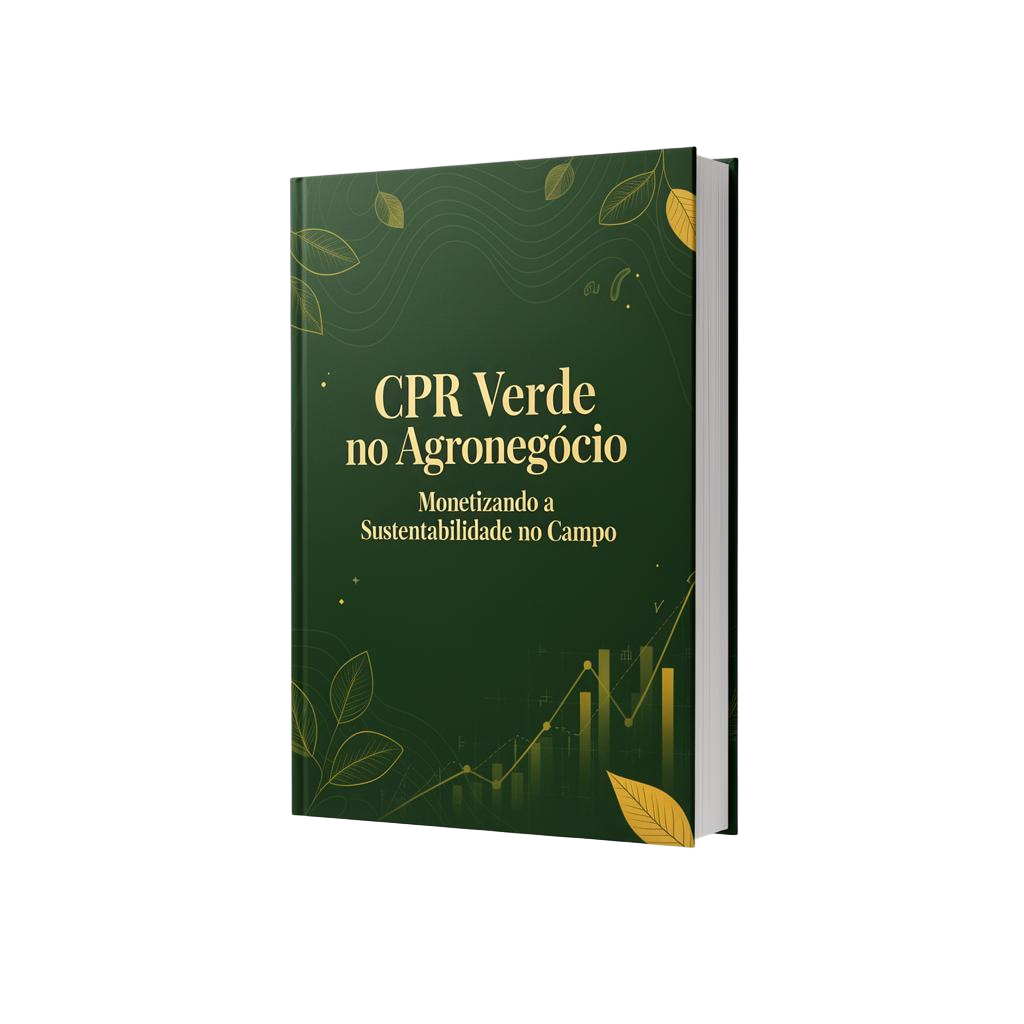 Mockup do e-book CPR Verde no Agronegócio
